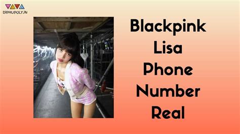 blackpink lisa phone number